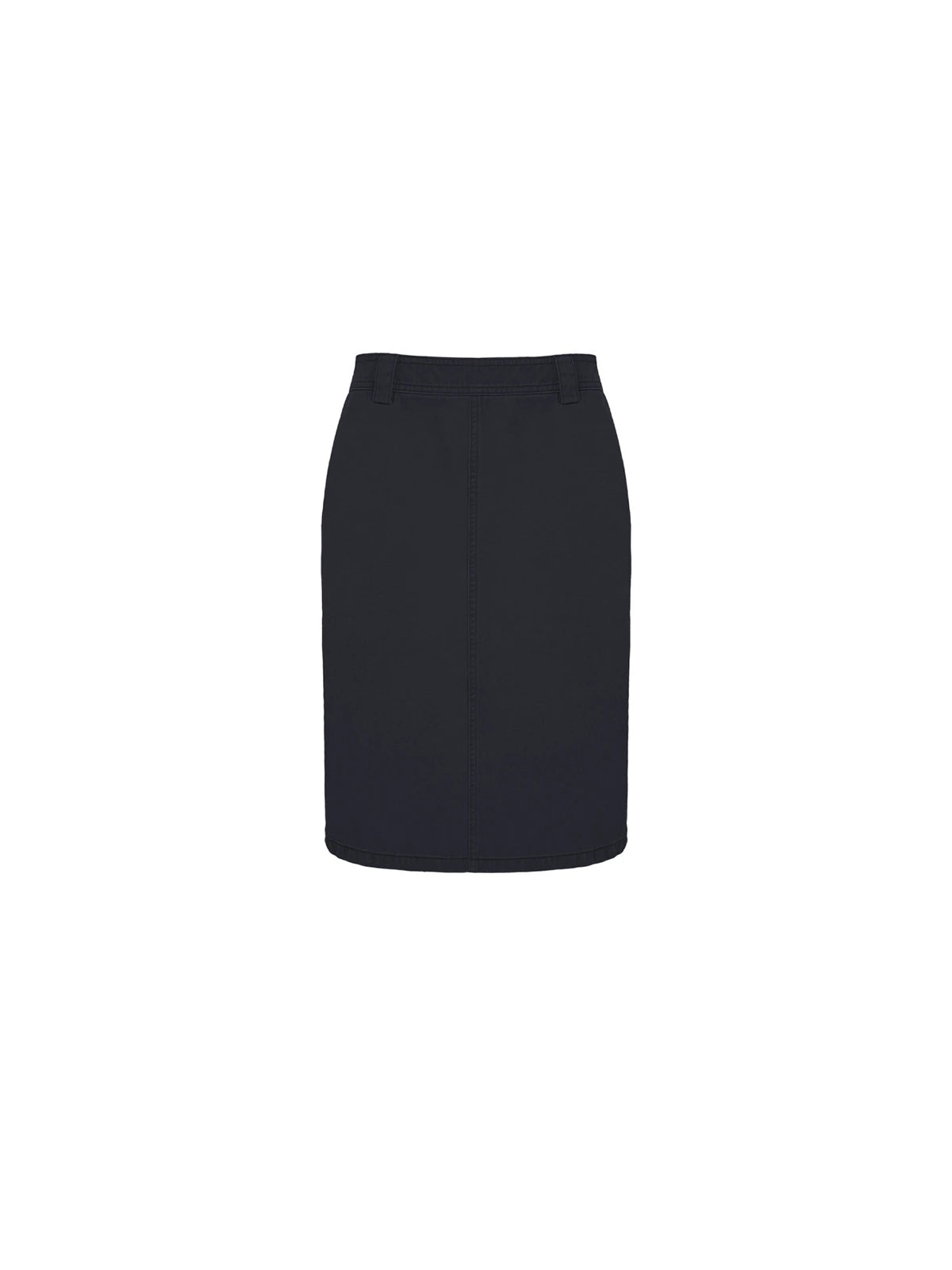 Washed Utility Midi Skirt